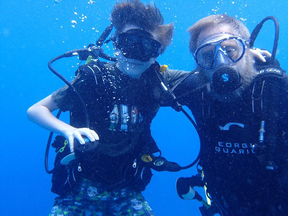 Scuba diving